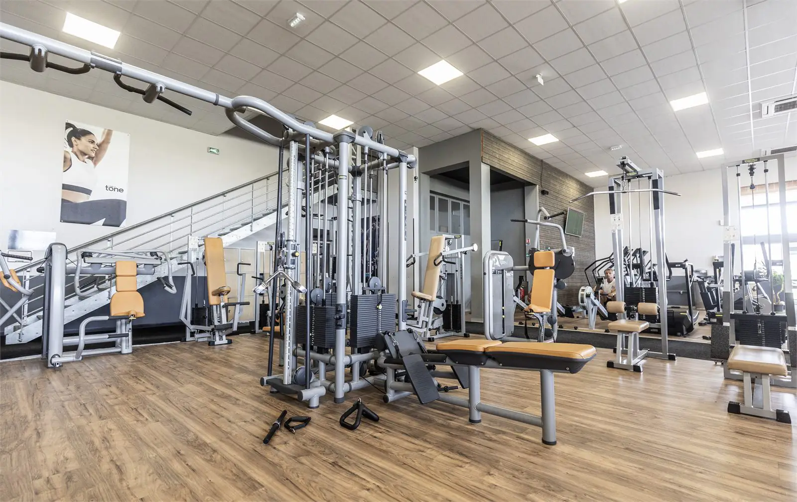 Espace musculation Garden Fitness : machines guidées et appareils à poulies