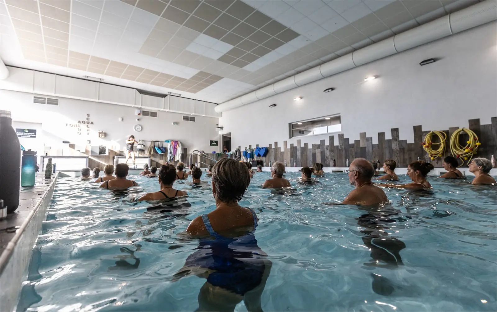Piscine chauffée de l'espace aquatique Garden Fitness, cours d'aquafitness